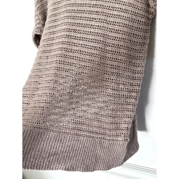 Mystree Open Knit Mohair Blend Neutral Boho Sweater Size Medium - Large A54 - Picture 7 of 10